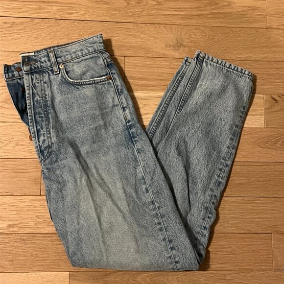 Doen Lady Jean Biarritz Wash Wide Leg Size 27 - Picture 2 of 5